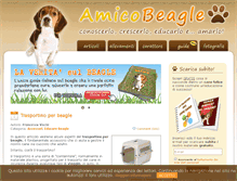 Tablet Screenshot of amicobeagle.it